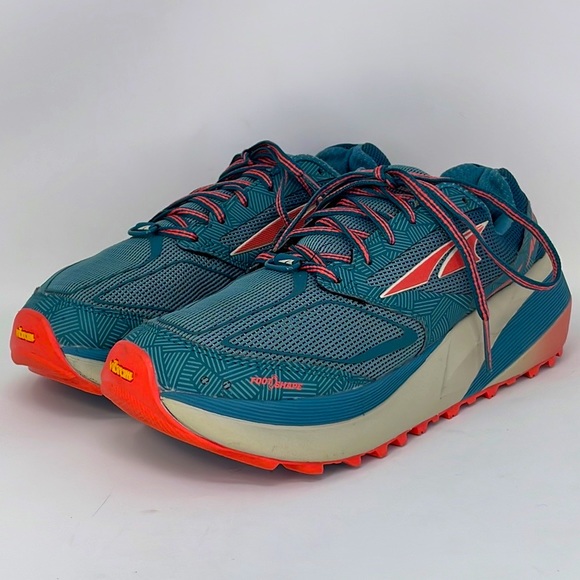 Altra Shoes - Altra Olympus 3.5 Shoes Athletic Zero Drop Trail Running Blue Green Orange 6